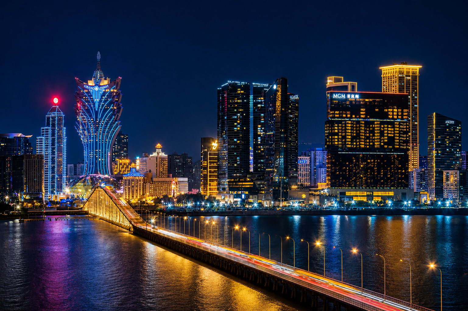 澳门桑拿 VIP 礼宾服务 — 路氹赌场夜景・豪华专车接送